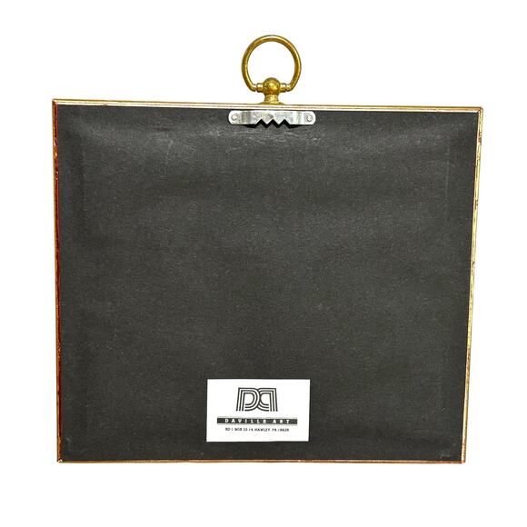 David Zwillinger art work "Fresh Flowers" signed matted & framed print 3" x 4" - Picture 8 of 9